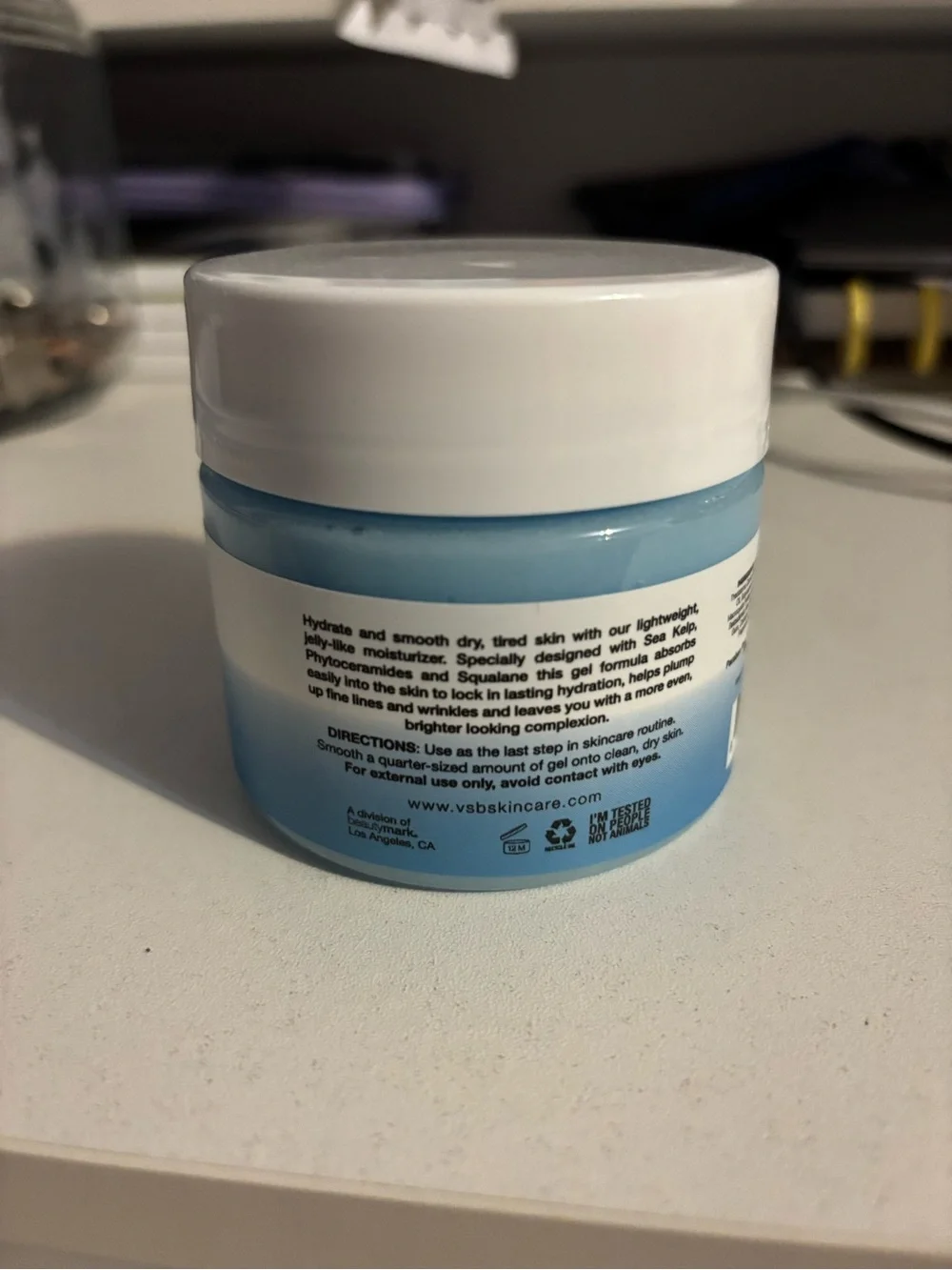 NEW Vitamin & Sea Beauty Sea Kelp Phytoceramides rehydration gel moisturizer